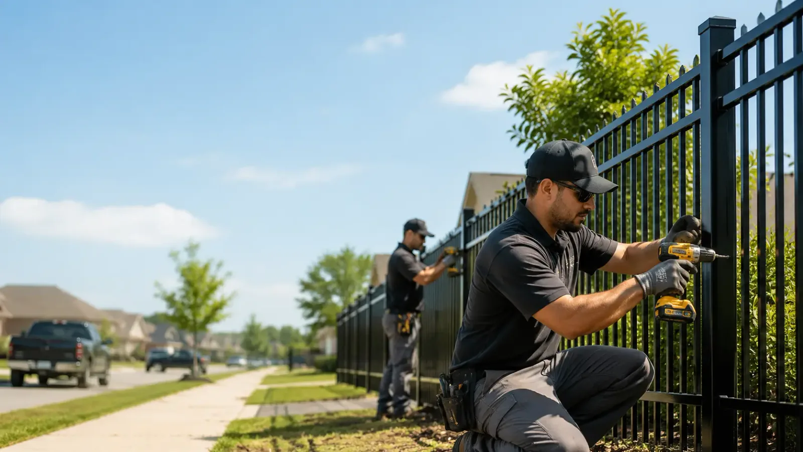 Metal Fence Installation in Manilla, IN